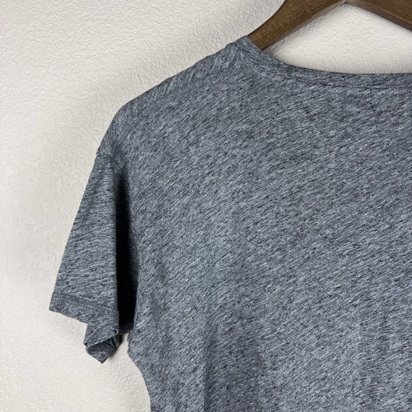 Madewell Shirt‎ Women Small Gray Burnout Short Sleeve - Picture 6 of 14